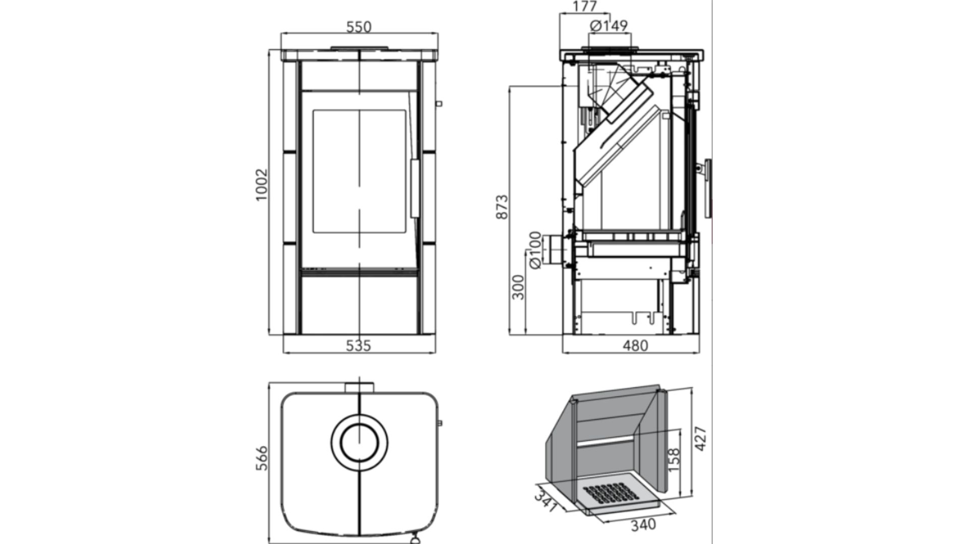 Piec koza kominek <p>Haas+Sohn ALYTUS </p> - obrazek 4