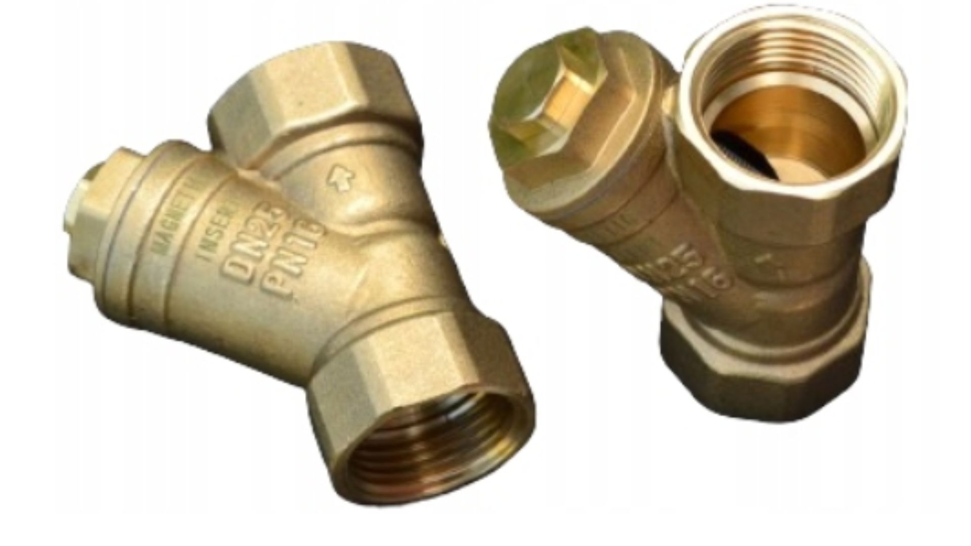 Filtr skośny do wody 1/2'' -1"<p>z wkładem magnetycznym</P>