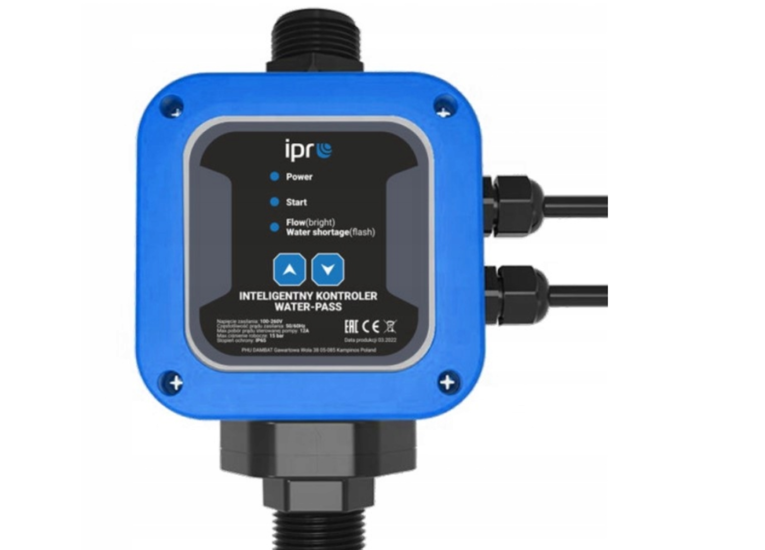 Inteligentny kontroler <p>sterownik ciśnieniowy pomp  </p><p>IPRO WATER-PASS IBO </p>