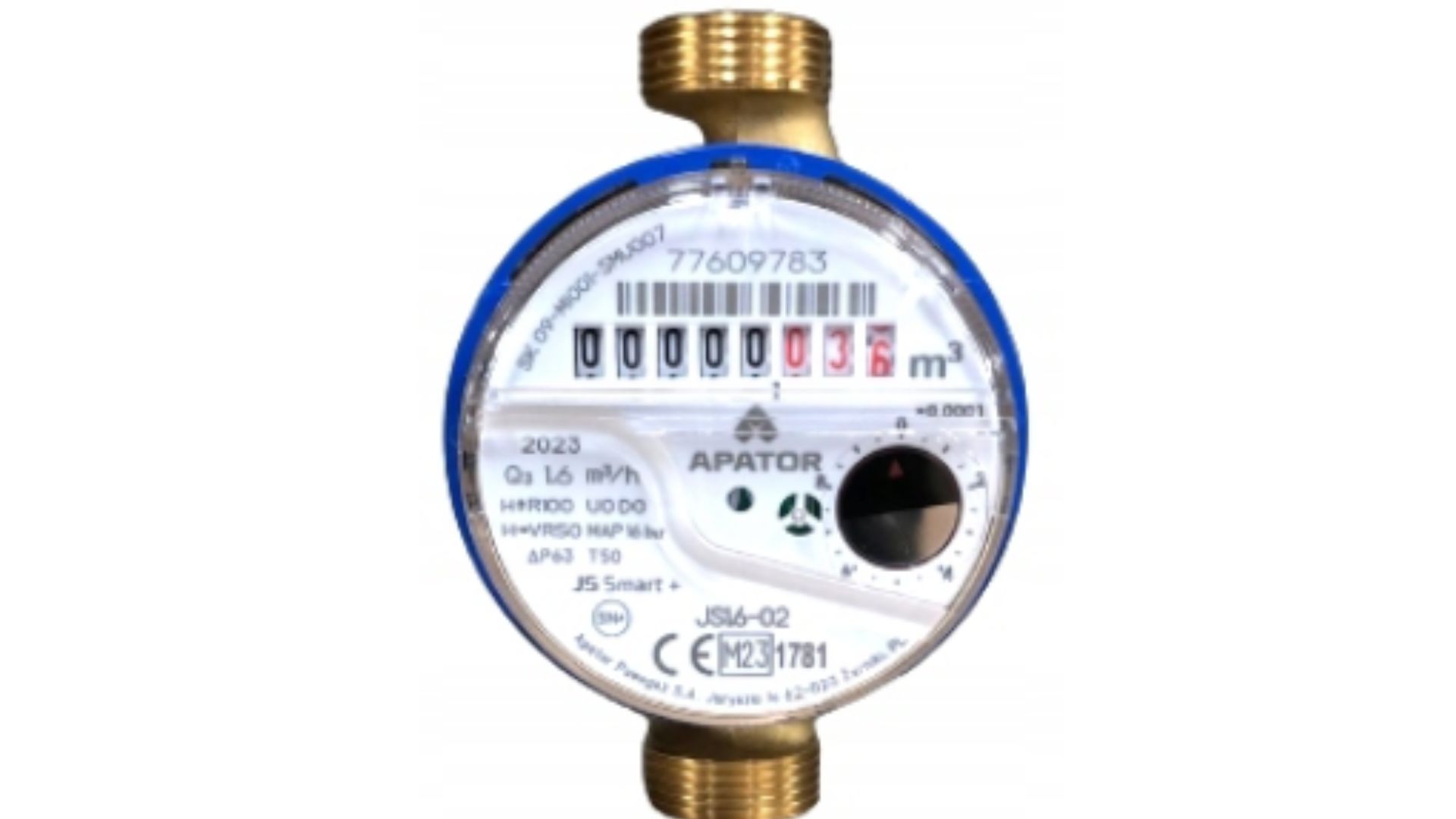 Wodomierz zimnej wody 1/2"<p> APATOR DN15</p><p> LEGALIZACJA 2025-2030</p>
