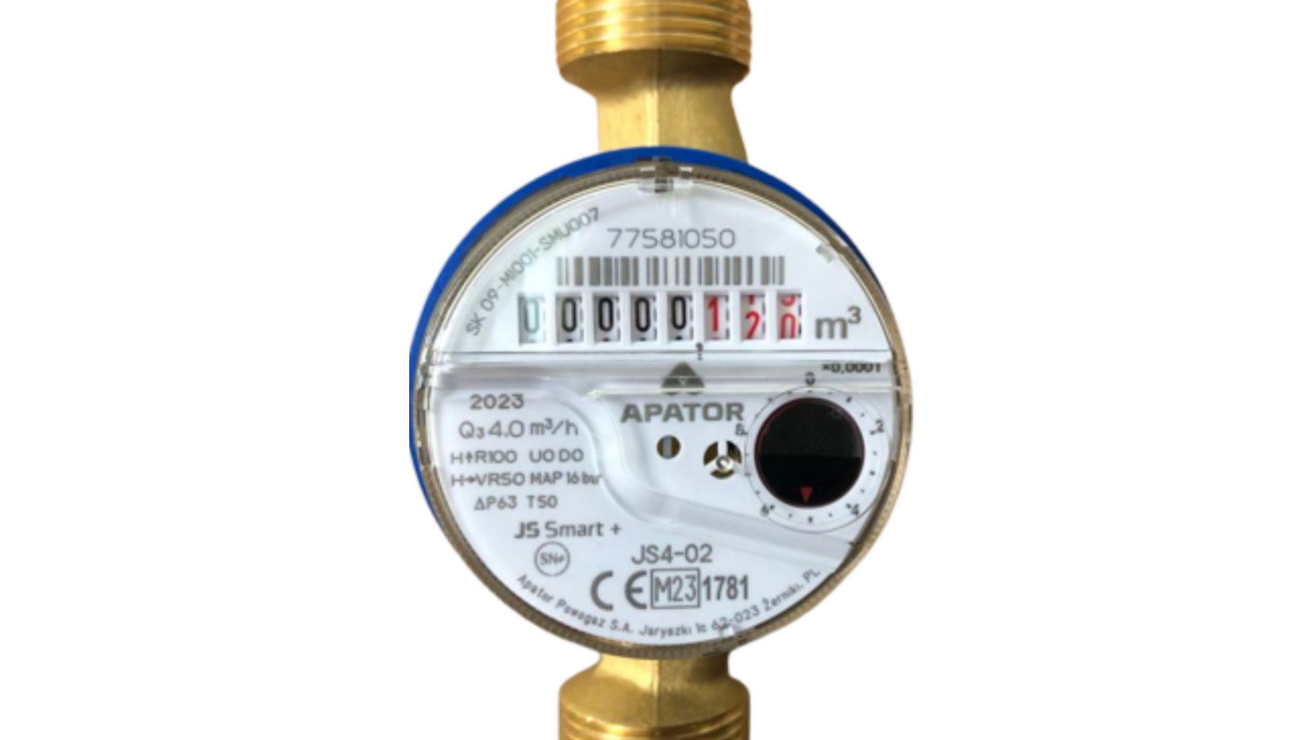 Wodomierz zimnej wody 3/4"<p> APATOR DN20</p><p> LEGALIZACJA 2025-2030</p>